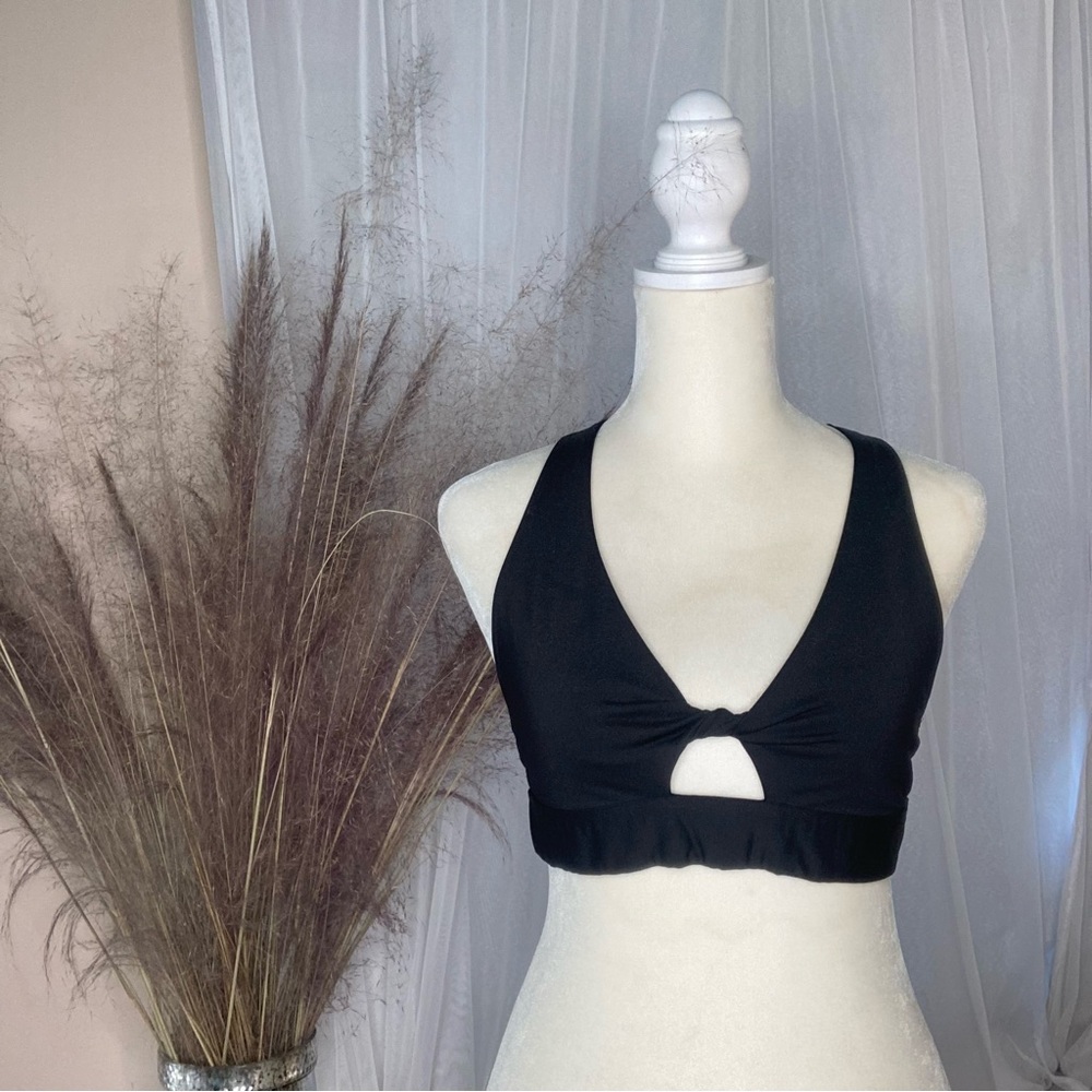 PINK exercise bra, in black, no tags, see photos, w/keyhole on front, EUC